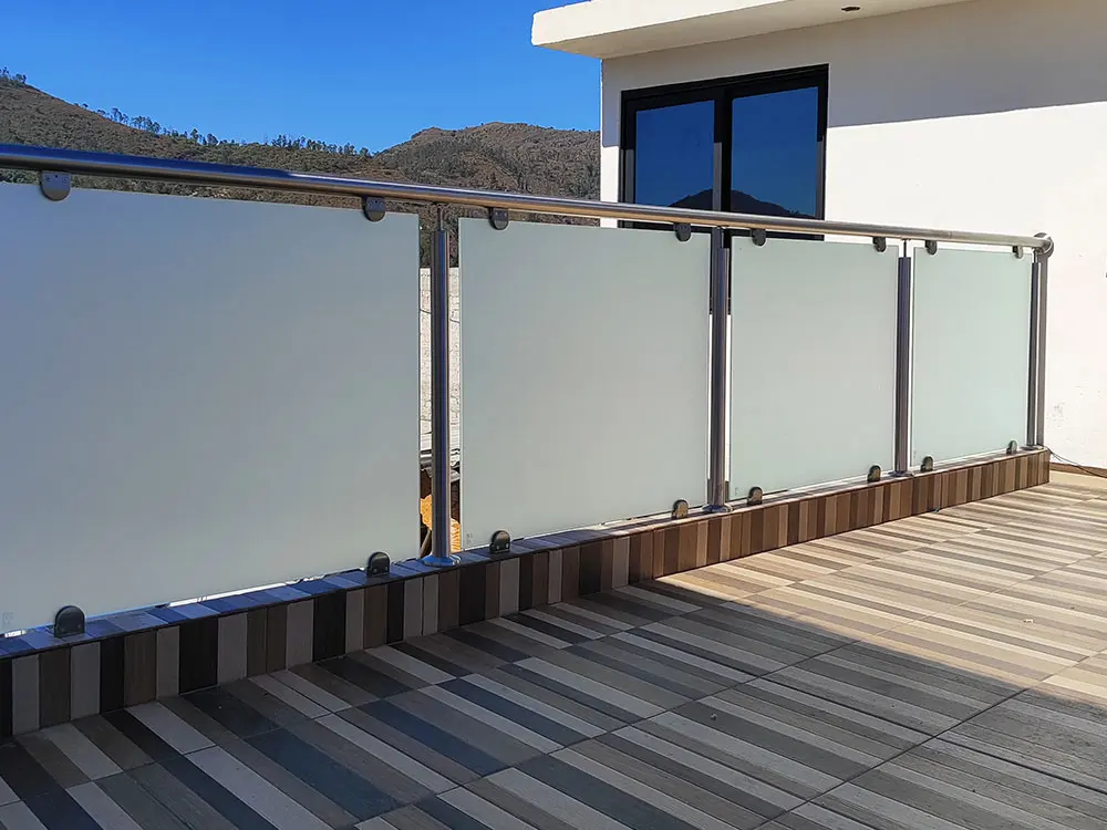 Barandales de cristal